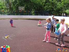 Спортивные игры в детском клубе "Тёма", приуроченные ко Дню Защиты детей