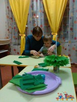 Новогодний мастер-класс в частном детском саду ТЁМА